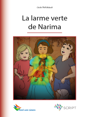 cover image of La larme verte de Narima